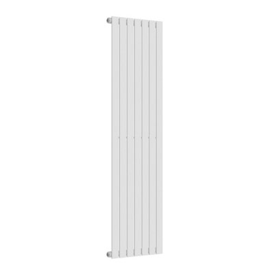 B&Q -  White Flat Vertical Double Panel Designer Radiator 1600mm (H) X 490mm (W)