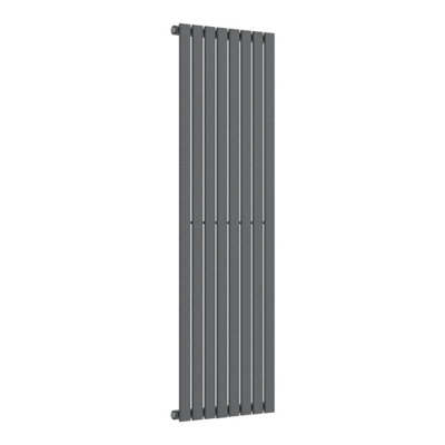 B&Q -  Anthracite Grey Flat Vertical Single Panel Designer Radiator 1600mm (H) X 560mm (W)