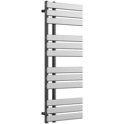 B&Q -  Chrome Open-Flat Designer Towel Radiator 1180mm (H) X 500mm (W)