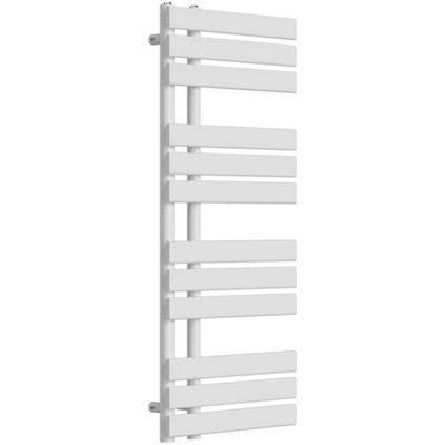 B&Q -  White Open-Flat Designer Towel Radiator 1180mm (H) X 500mm (W)