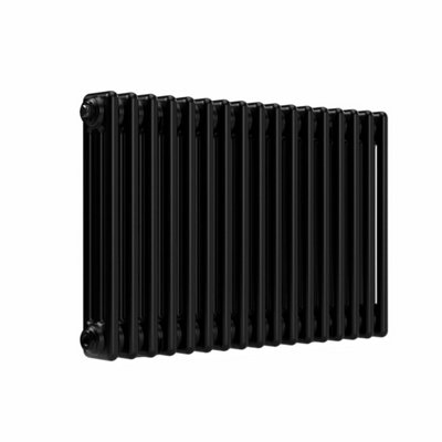 B&Q -  Horizontal 3 Column RadiatorBlack500 mm X 785 mm