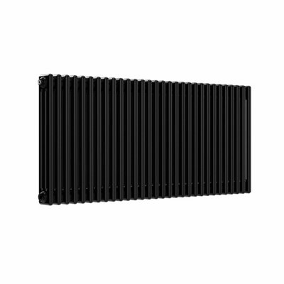 B&Q -  Horizontal 3 Column RadiatorBlack600 mm X 1370 mm