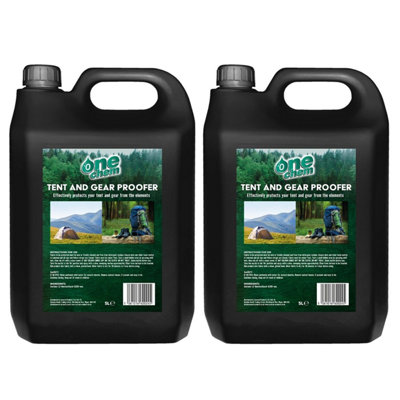 One Chem Tent And Gear Waterproof 2 X 5 Litre Refill from B&Q