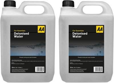 Aa Deionised Water 2 X 5LPrevents Furring And Scale Formation from B&Q