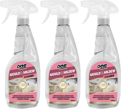 One Chem Mould And Mildew Cleaner 3 X 750 Ml Ready To UseMulti-Pack from B&Q