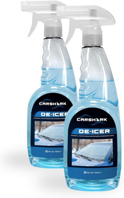 Carshark Fast Acting De-Icer 2 X 750Ml from B&Q