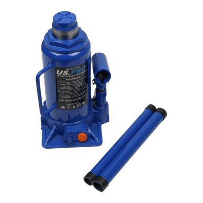 B&Q -  10T Bottle Jack Heavy Duty Car Van 10 Ton Tonne Floor Hydraulic 10110