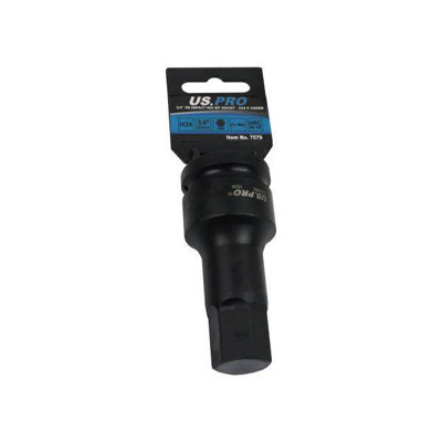 Us Pro Tools 3/4" Dr Impact Hex Bit Socket H24 X 100mm Cr-Mo 7579 from B&Q