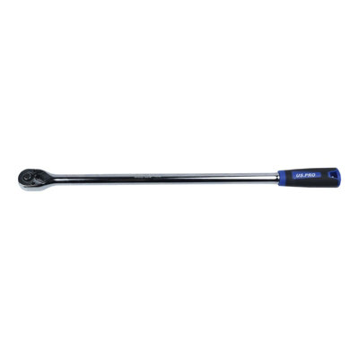 Us Pro Tools 3/8" Drive Extra Long 457Mm 72T Straight Ratchet Tpr Grip 4243 Size 3
