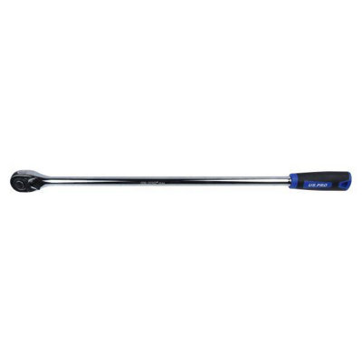 Us Pro Tools 1/2" Drive Extra Long 600Mm 72T Straight Ratchet Tpr Grip 4244 Size 1