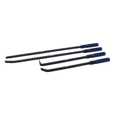 US PRO Tools 4pc Heavy Duty Large Pry Bar Set 24"" 36"" EN9 Steel 6948 - Image 3