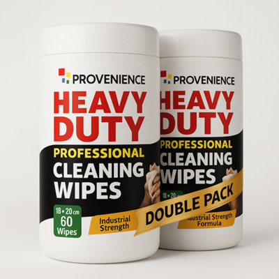 Provenience Industrial Heavy Duty  Wet Wipes 120 Xl Wet Wipes Professional Grade Effective Against To OilGreaseMudLubricantsFuelDirt from B&Q