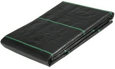 AP Supplies 70G Woven Weed Membrane 1.1M X 10M from B&Q