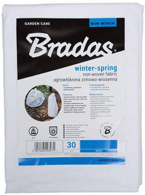 AP Supplies 30G Non-Woven Frost Protect Fleece 3.2M X 10M from B&Q
