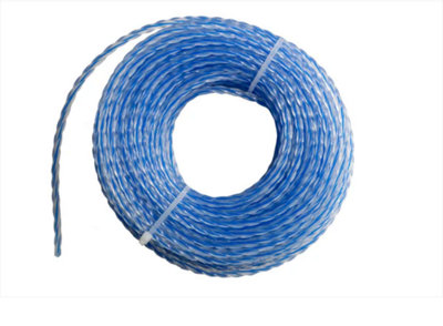 AP Supplies Strimmer Line Dual Blue Twist 2.7mm X 15M from B&Q