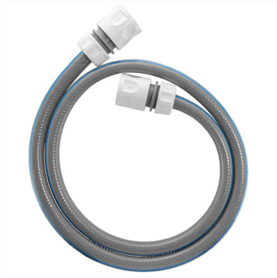 AP Supplies 2 Meters Grey Premium Garden Hose With 2 Connectors Set from B&Q