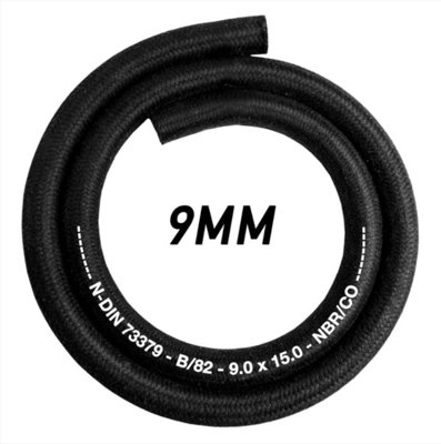 AP Supplies 1 MeterRubber Reinforced With A Heat Resistant Textile Braid 9mm/15mm from B&Q