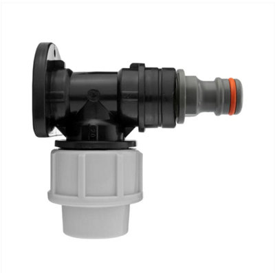 AP Supplies Wall Flange Kit 20mm Mdpe And Snap-On Male from B&Q