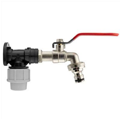 AP Supplies Wall Flange Kit 20mm MdpeLever Tap & Snap On from B&Q