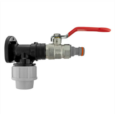AP Supplies Wall Flange Kit 20mm MdpeLever Valve & Snap On Wl from B&Q