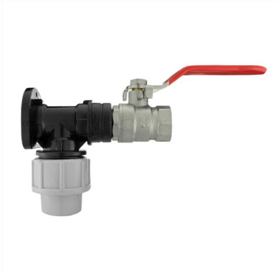 AP Supplies Wall Flange Kit 20mm MdpeLever Valve from B&Q