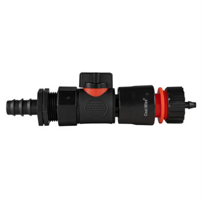 AP Supplies 16mm Barbed Straight With Bspf-Quick Connect Valve & Hose Connector 4mm Barb from B&Q