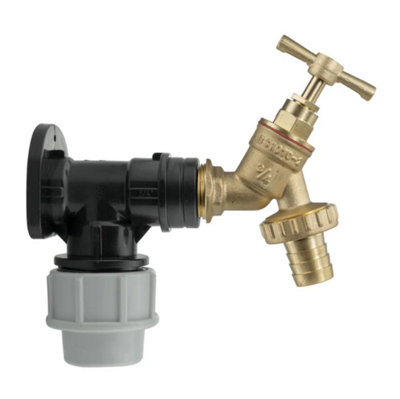 AP Supplies Wall Flange Kit 25mm Mdpe Set Connectors from B&Q