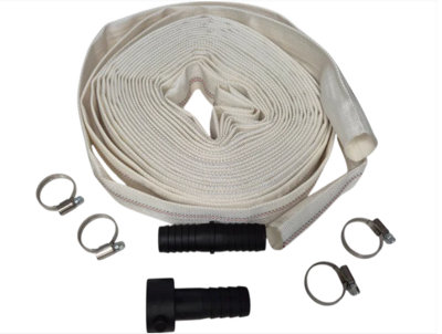 AP Supplies 10 Meters1" Lay Flat Set D With 4 Hose ClipsRepair Joiner And Female Thread Connector from B&Q