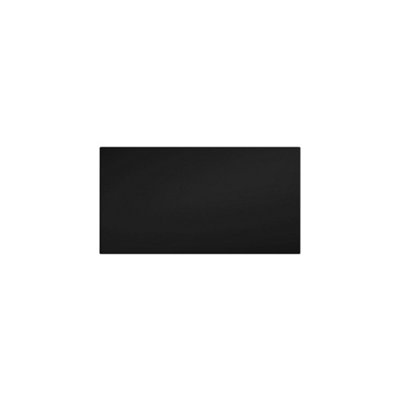 B&Q -  Ethos Matt Black Standard Filler Panel (H)115mm (W)597mm