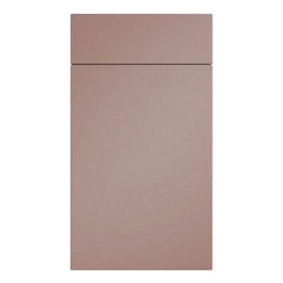 Premium Kitchens Ethos Matt Antique Rose Modern Drawerline Door & Drawer Front Cabinet Door (W)300mm (H)715mm (T)18mmPack Of 2 from B&Q