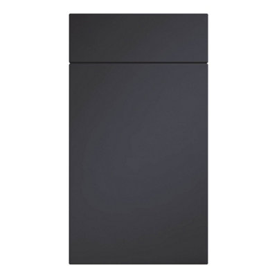 Premium Kitchens Ethos Matt Indigo Modern Drawerline Door & Drawer Front Cabinet Door (W)400mm (H)715mm (T)18mmPack Of 2 from B&Q