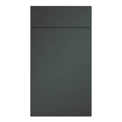 Premium Kitchens Ethos Matt Green Modern Drawerline Door & Drawer Front Cabinet Door (W)300mm (H)715mm (T)18mmPack Of 2 from B&Q