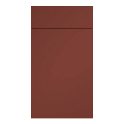 Premium Kitchens Ethos Matt Red Modern Drawerline Door & Drawer Front Cabinet Door (W)300mm (H)715mm (T)18mmPack Of 2 from B&Q