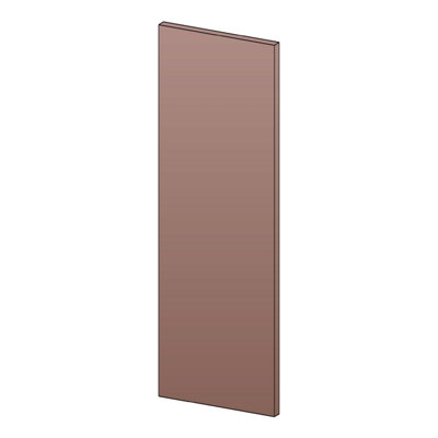  - Atomia Matt Antique Rose Furniture End Panel (H)2250mm (W)580mm