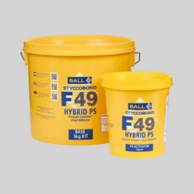 Fball Styccobond F49 Hybrid Pressure Sensitive Vinyl Adhesive from B&Q