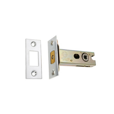 Spira Brass 4" Tubular Dead BoltSatin Nickel from B&Q