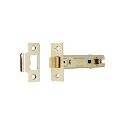 B&Q -  4" Ce Bolt Through Tubular Latch Electro Brass