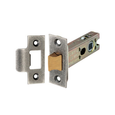 Spira Brass 3" H/d Tubular Latch CePewter from B&Q