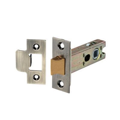 B&Q -  3" H/d Tubular Latch CeAntique Brass