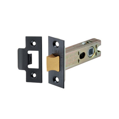 B&Q -  4" H/d Tubular Latch CeMatt Black