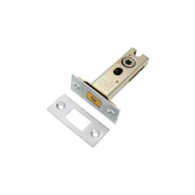 B&Q -  3" Tubular Dead BoltSatin Chrome