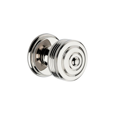 Spira Brass Carter Mortice Door Knob Polished Nickel from B&Q