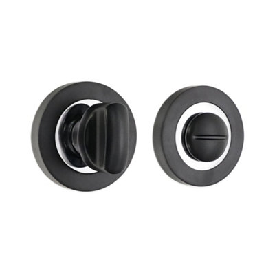 B&Q -  Standard Turn & Release Black & Chrome