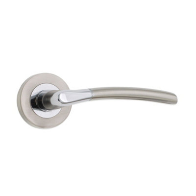 Spira Brass Slavia Lever On Rose Dual Tone from B&Q
