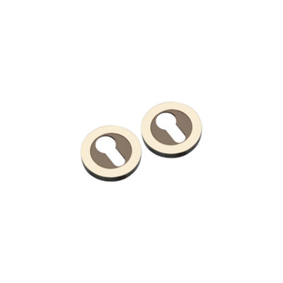 Spira Brass Euro Profile Escutcheon Aged Brass from B&Q