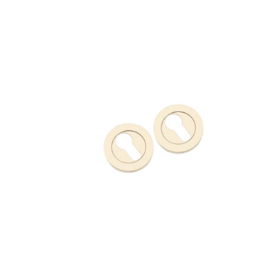 Spira Brass Euro Profile Escutcheon Pvd Brass from B&Q