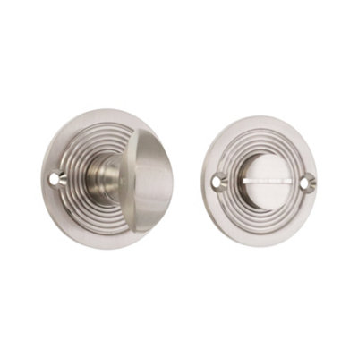 B&Q -  Beehive Turn & Release Satin Nickel