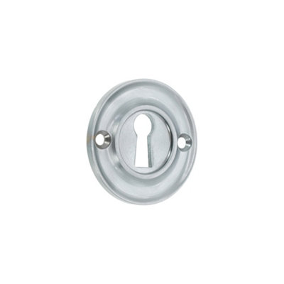 B&Q -  Slimline Standard Escutcheon Satin Chrome
