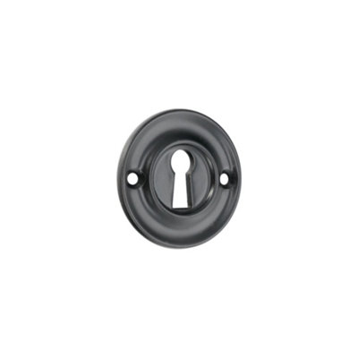 B&Q -  Slimline Standard Escutcheon Matt Black