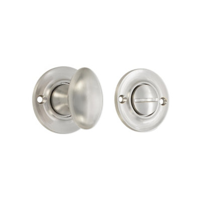 B&Q -  Slimline Turn & Release Satin Nickel